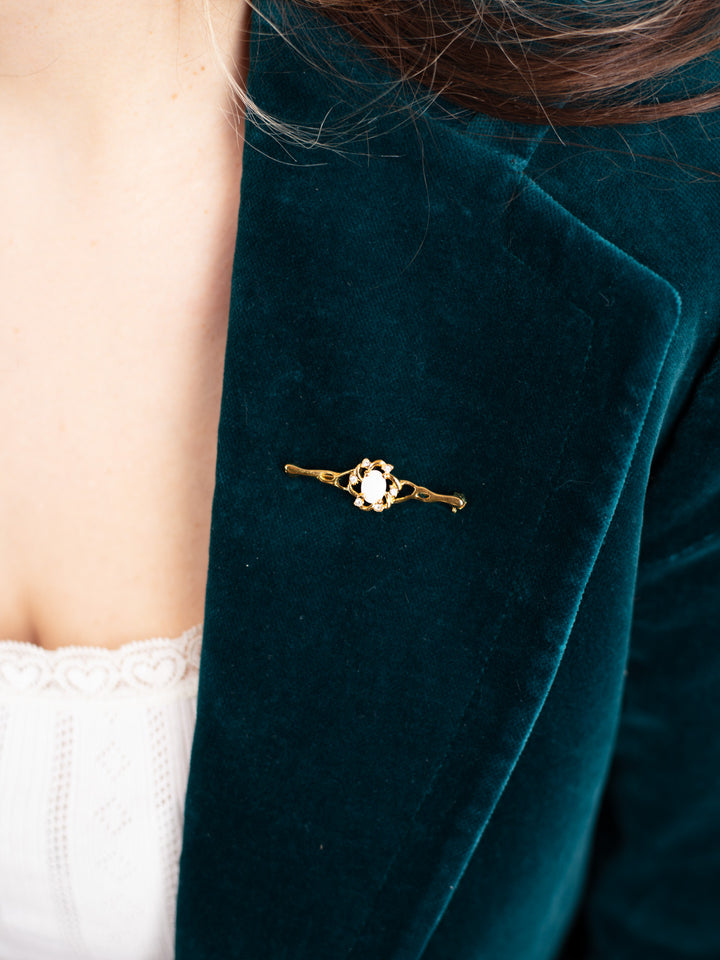 Vintage 90. gadu opāla piespraude