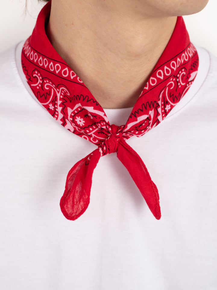 Vintage bandana sarkanā krāsā
