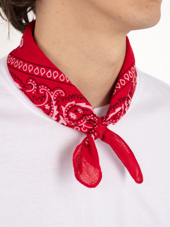 Vintage bandana sarkanā krāsā