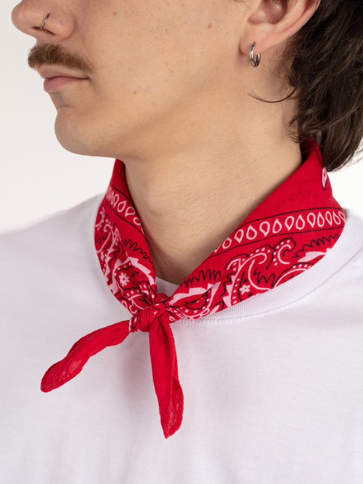 Vintage bandana sarkanā krāsā