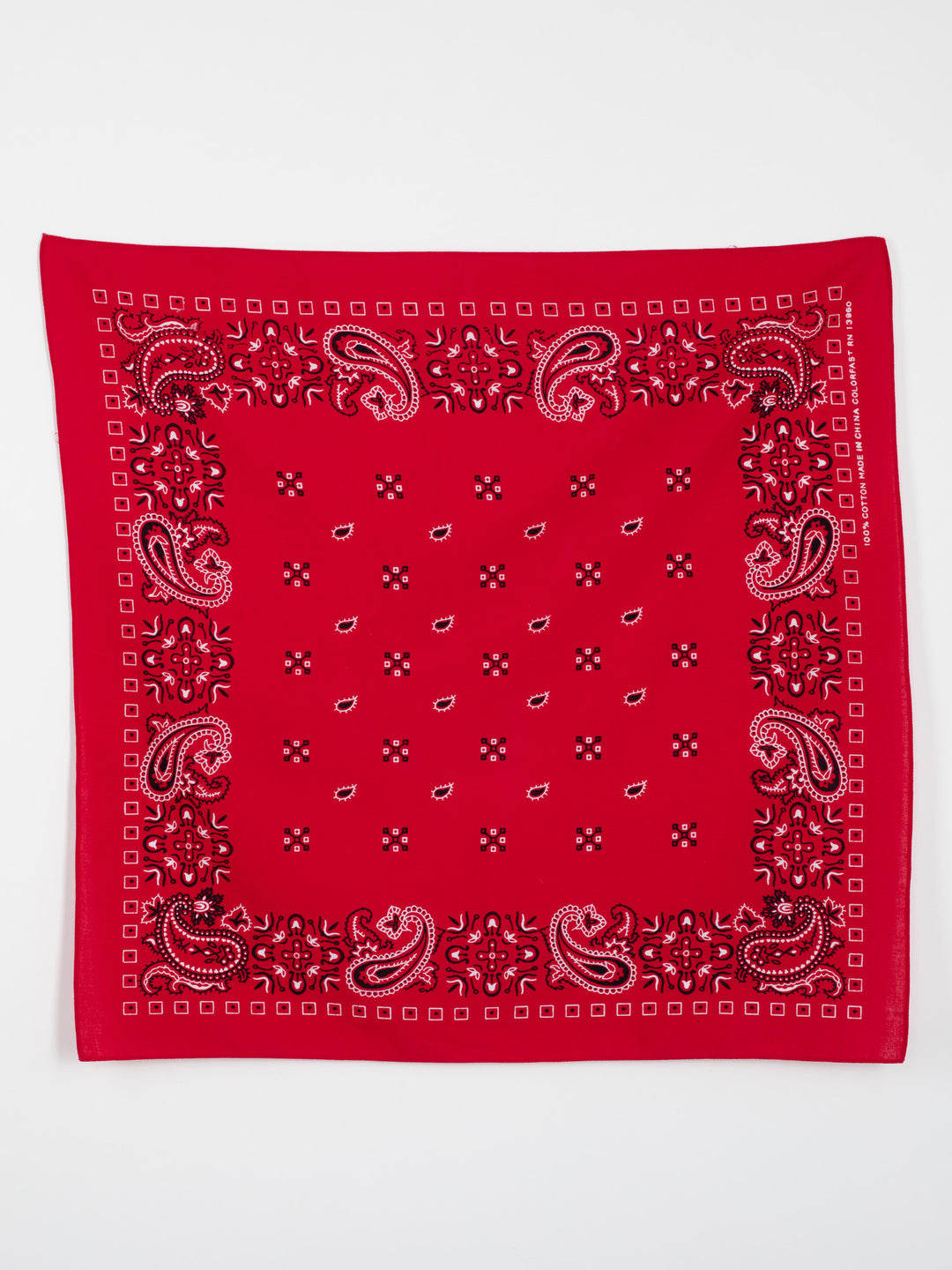 Vintage bandana sarkanā krāsā