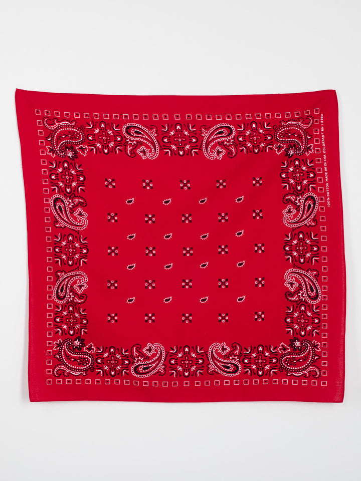 Vintage bandana sarkanā krāsā