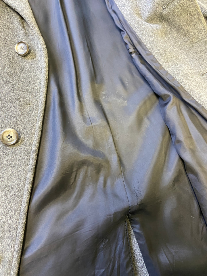 Vintage 90's Men Wool Blend Coat in GrayZ1757