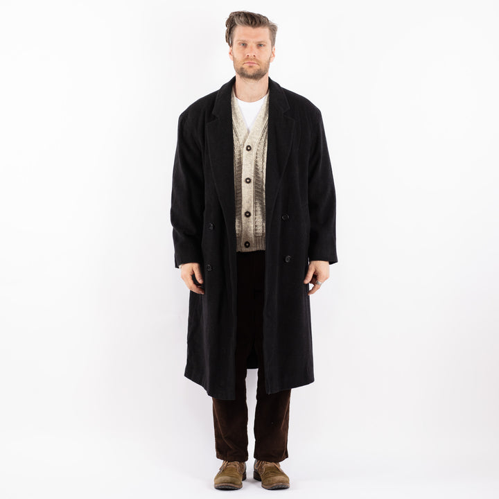 Vintage 90's Men Wool Blend Coat in GrayZ1604