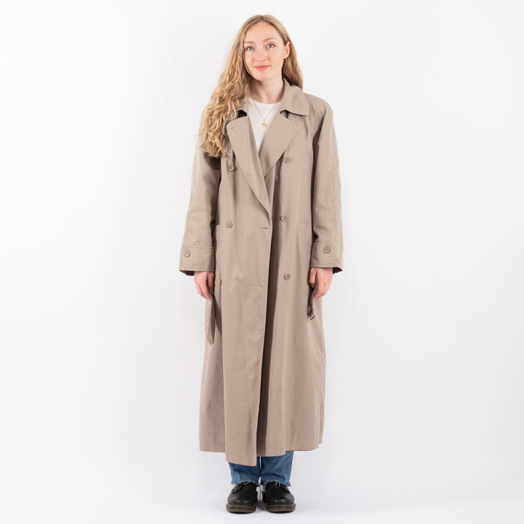 Vintage 70's Women Trench Coat in BeigeV9445