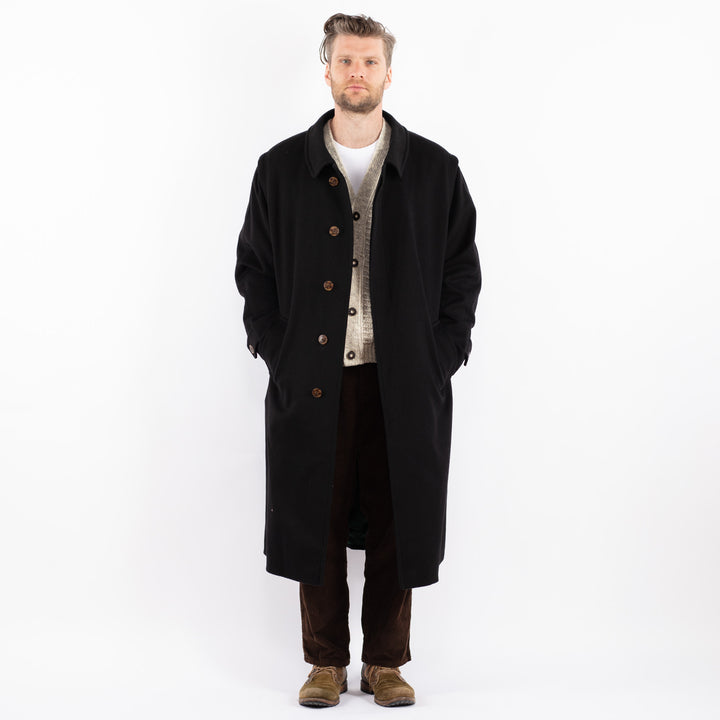 Vintage 90's Men Wool Coat in GrayZ1613