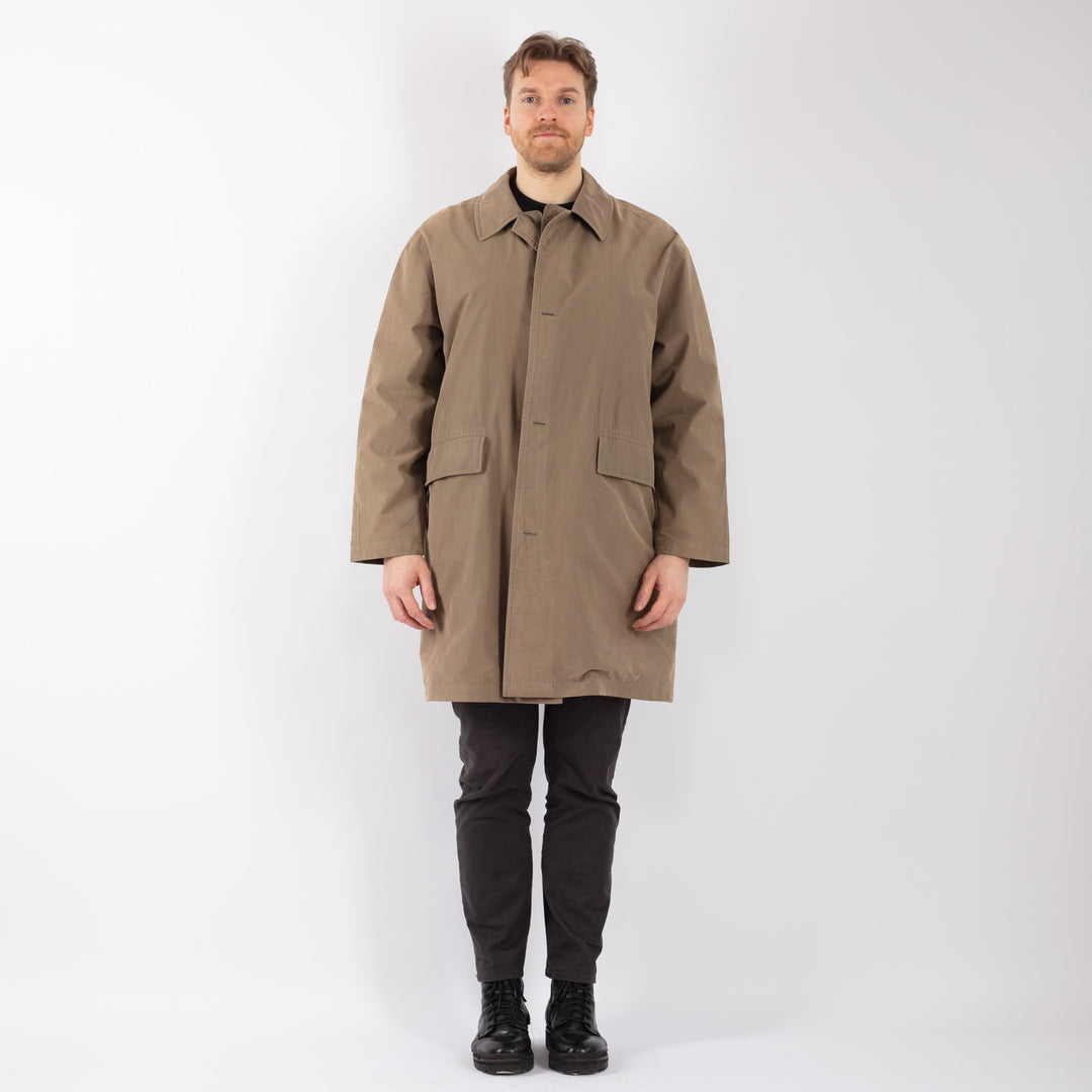 Vintage 90's Men Mac Coat in BeigeZ1250