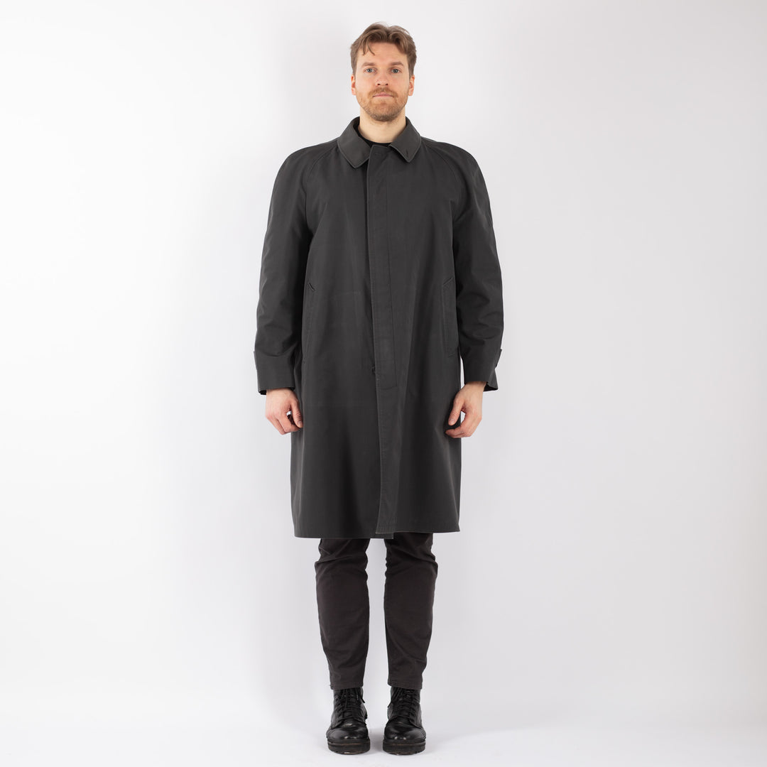 Vintage 70's Men Mac Coat in GrayZ1251