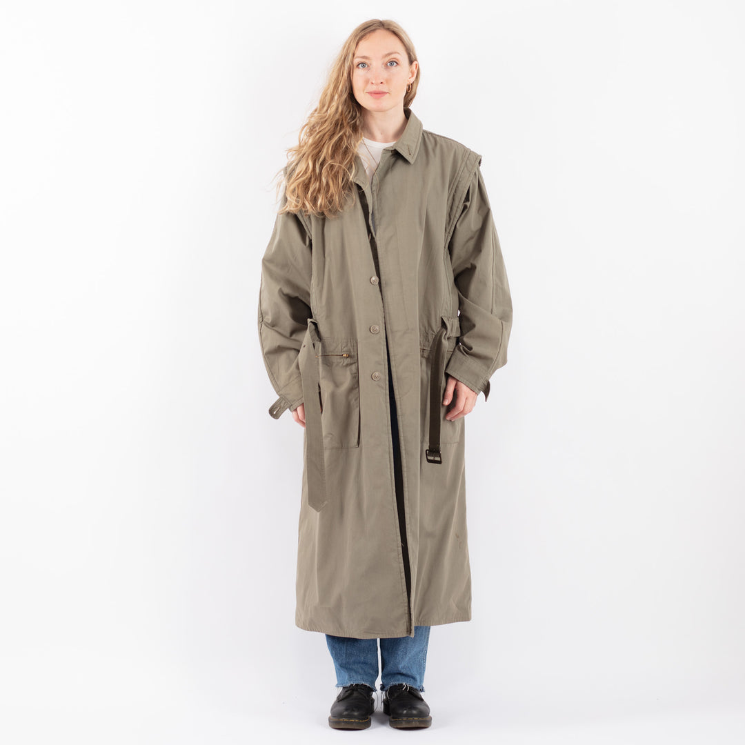 Vintage 70's Women Trench Coat in KhakiV9449