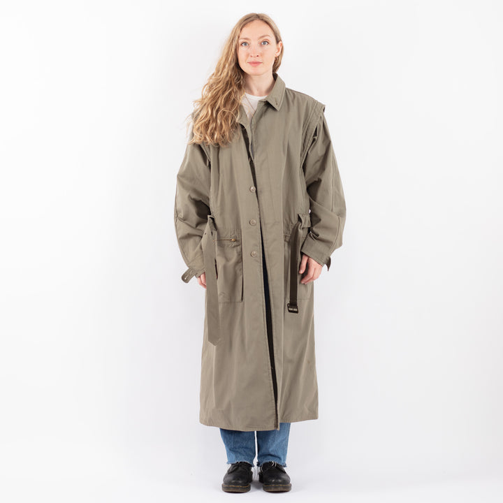 Vintage 70's Women Trench Coat in KhakiV9449