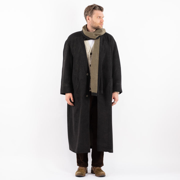 Vintage 90's Men Wool Blend Coat in GrayZ1618