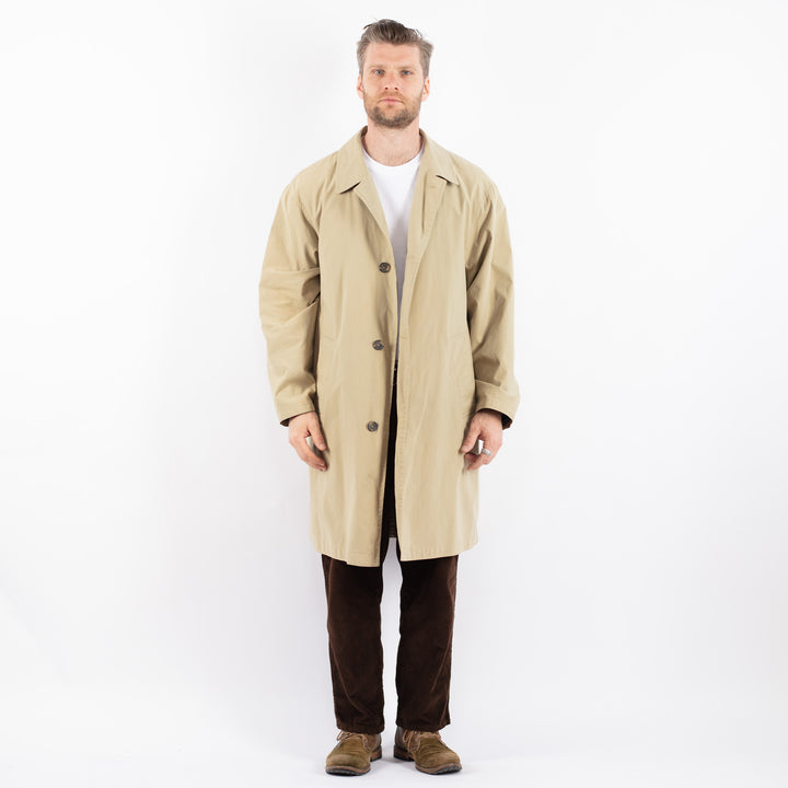 Vintage 90's Men Mac Coat in BeigeZ1656