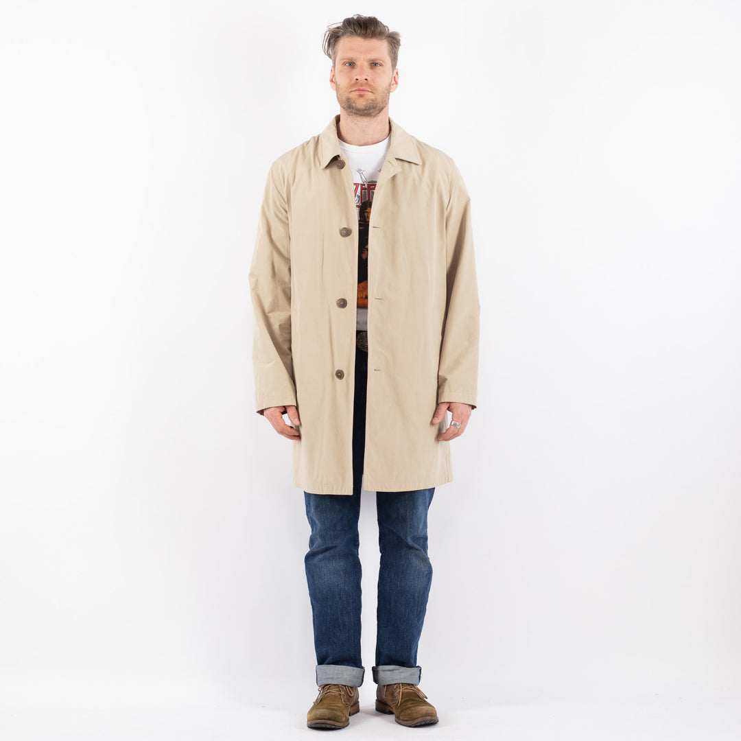 Vintage 00's Men Mac Coat in BeigeZ1501