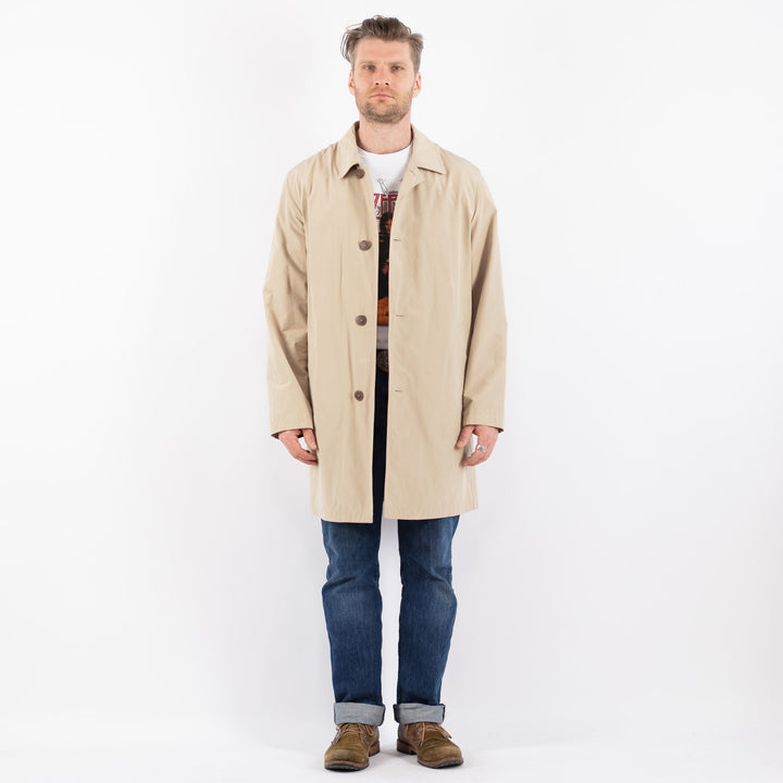 Vintage 00's Men Mac Coat in BeigeZ1501