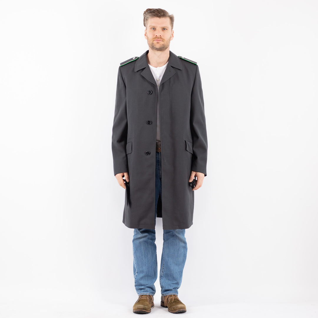 Vintage 70's Men Trench Coat in GrayZ1464