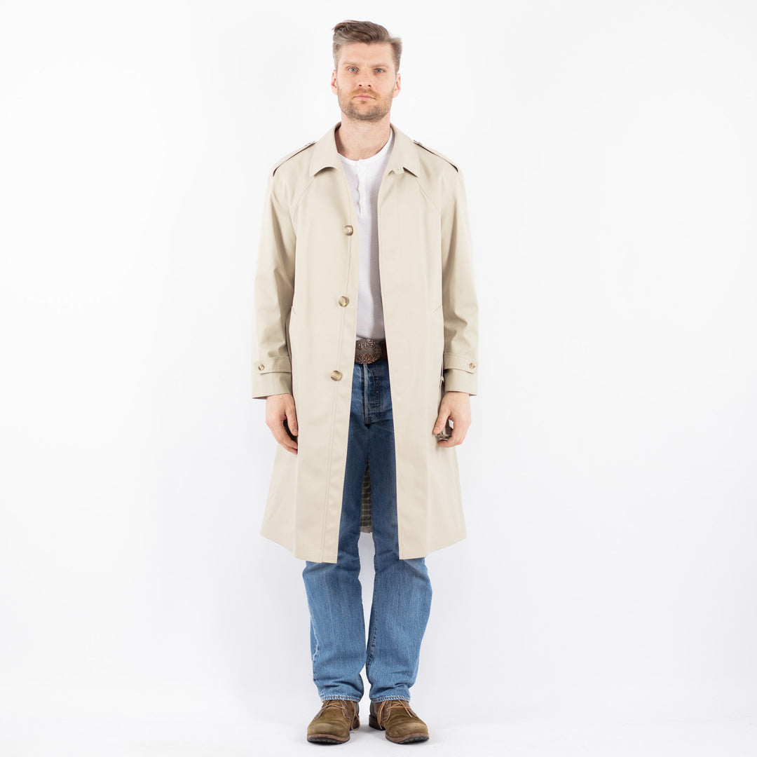 Vintage 70's Men Trench in BeigeZ1466
