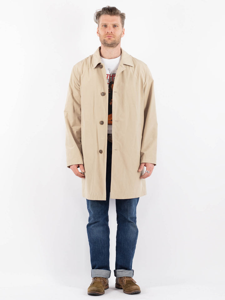 Vintage 00's Men Mac Coat in BeigeZ1501