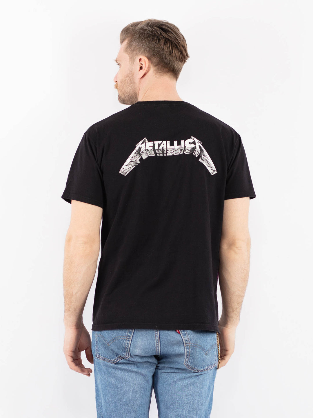 Vintage 00's Men T-Shirt in BlackZ1369