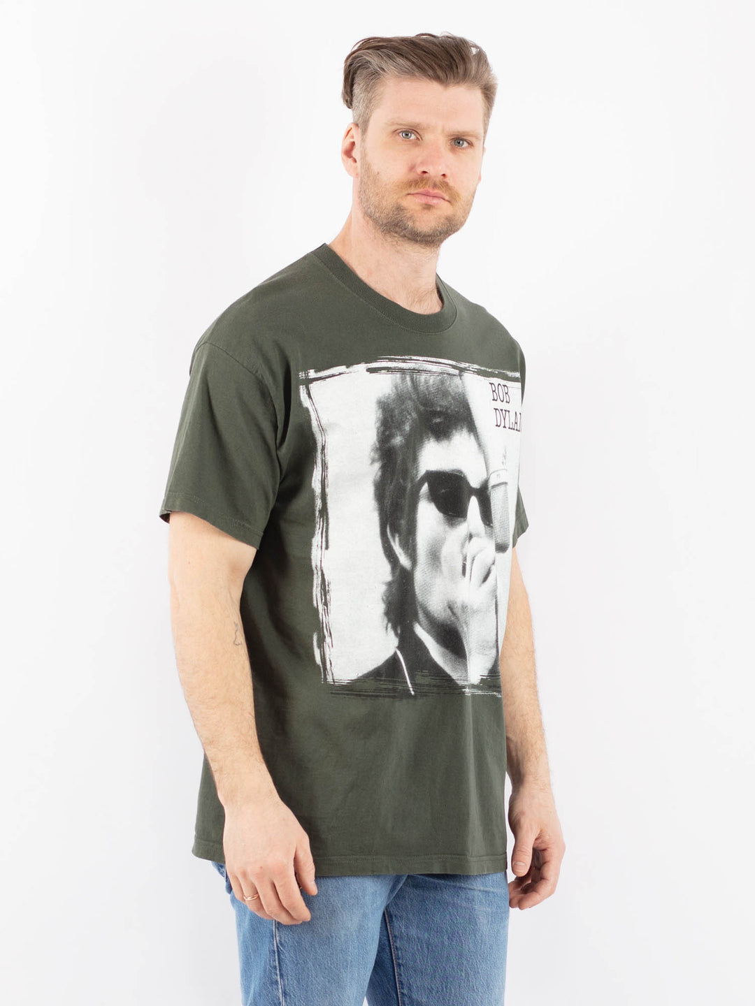 Vintage 00's Men T-Shirt in GreenZ1370