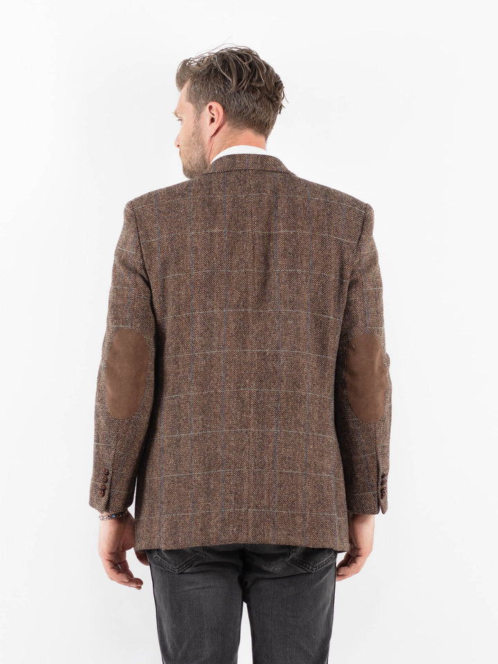 Vintage 00's Men Harris Tweed Jacket in BrownZ1715