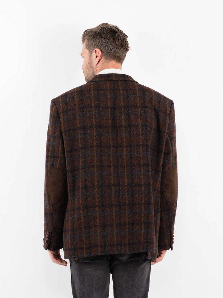 Vintage 00's Men Harris Tweed Jacket in BrownZ1723