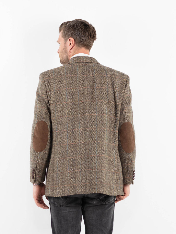 Vintage 00's Men Harris Tweed Jacket in BeigeZ1725