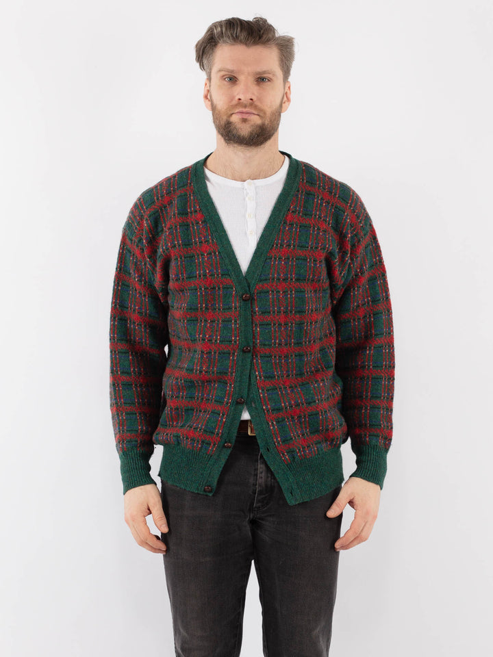 Vintage 70's Men Cardigan in MultiZ959
