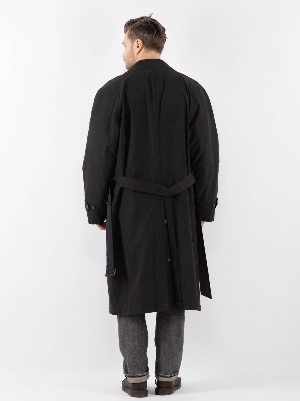 Vintage 70's Men Trench Coat in BlueZ1092