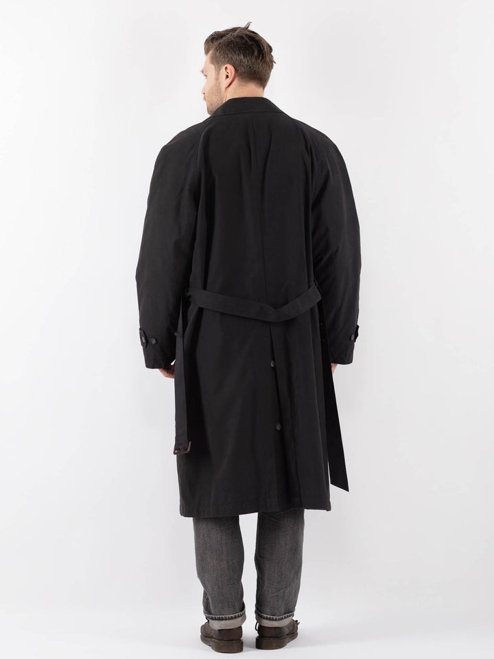 Vintage 70's Men Trench Coat in BlueZ1092