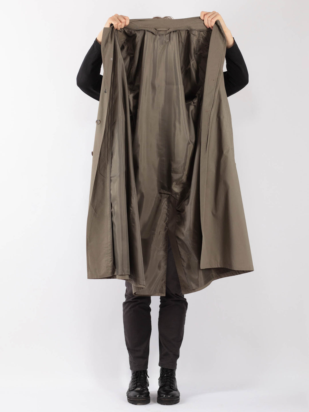 Vintage 70's Men Mac Coat in BeigeZ1247