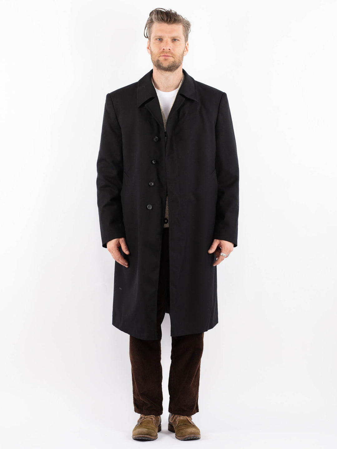 Vintage 70's Men Mac Coat in Z1615