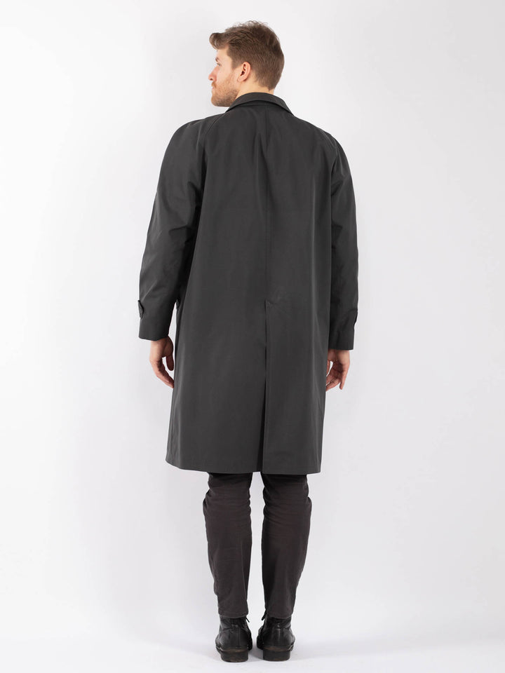 Vintage 70's Men Mac Coat in GrayZ1251