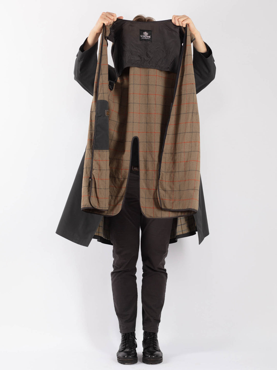 Vintage 70's Men Mac Coat in GrayZ1251