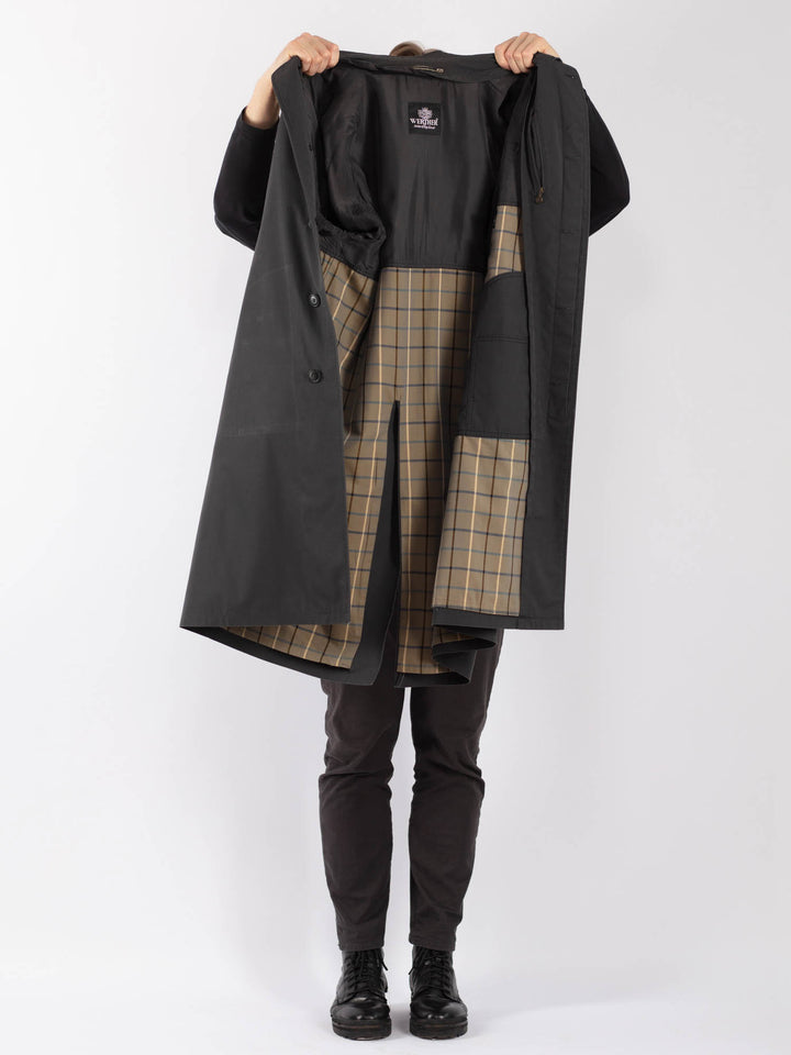 Vintage 70's Men Mac Coat in GrayZ1251