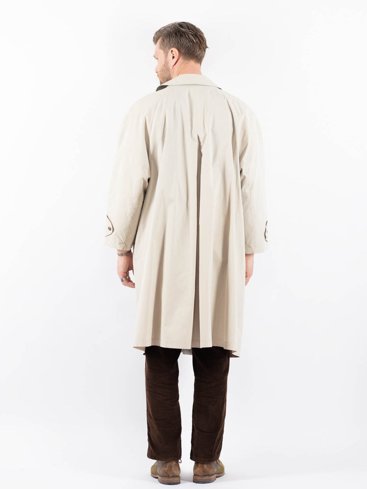 Vintage 70's Men Mac Coat in BeigeZ1663