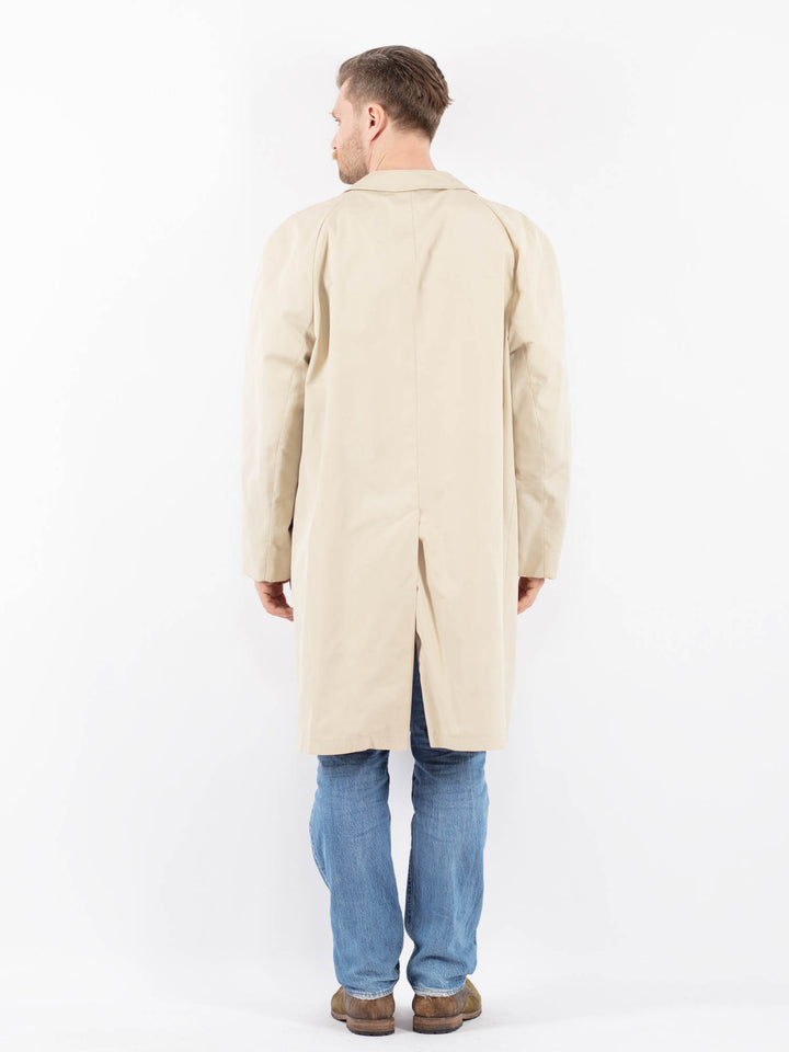 Vintage 70's Men Trench Coat in BeigeZ1465