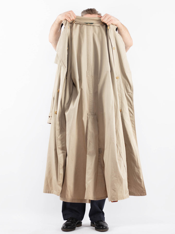 Vintage 70's Men Trench Coat in BeigeZ1458