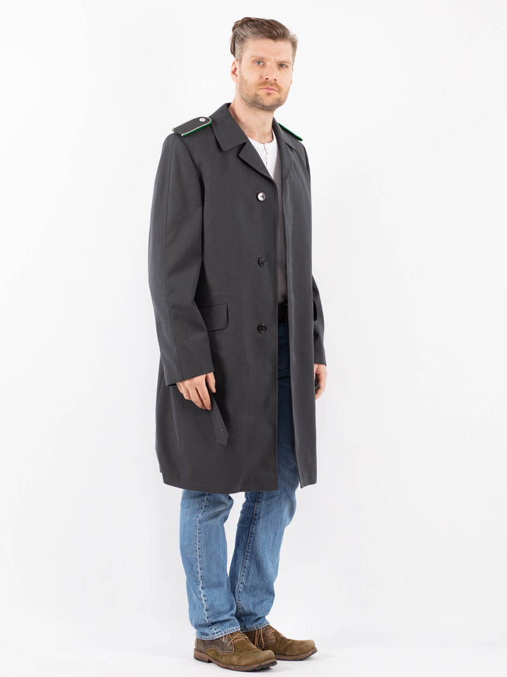 Vintage 70's Men Trench Coat in GrayZ1464