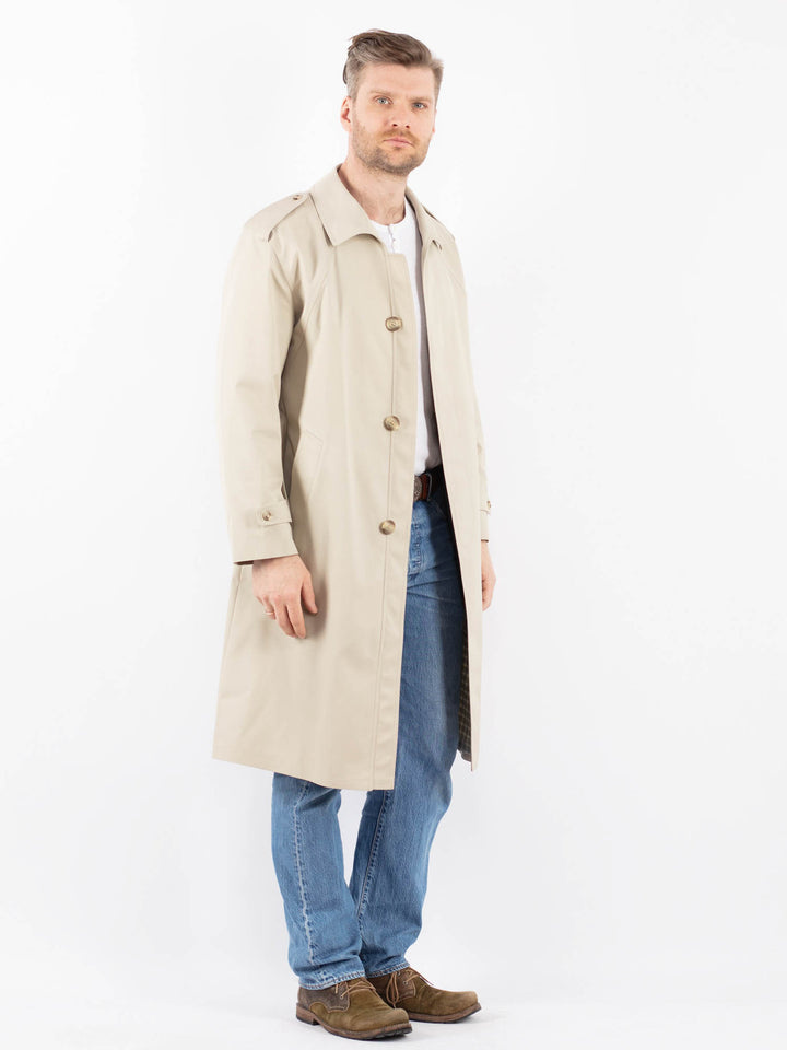 Vintage 70's Men Trench in BeigeZ1466