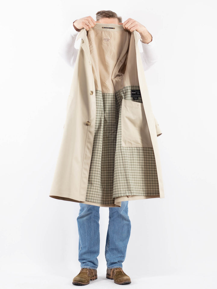 Vintage 70's Men Trench in BeigeZ1466