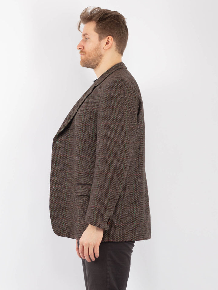 Vintage 70's Men Blazer Jacket in BrownZ1265