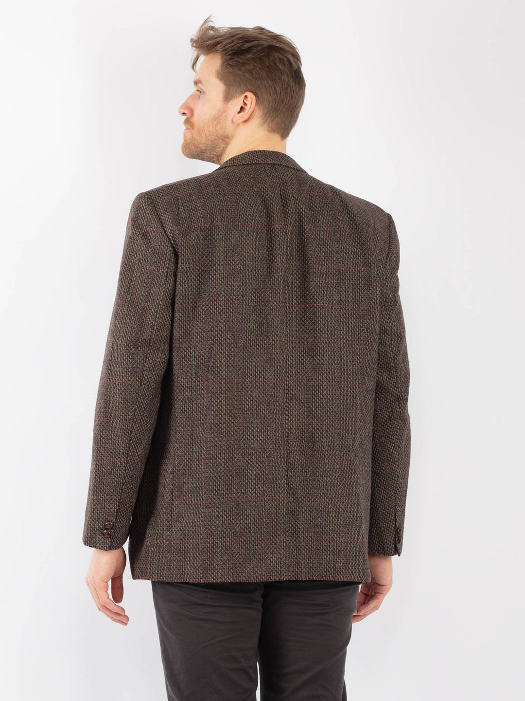 Vintage 70's Men Blazer Jacket in BrownZ1265