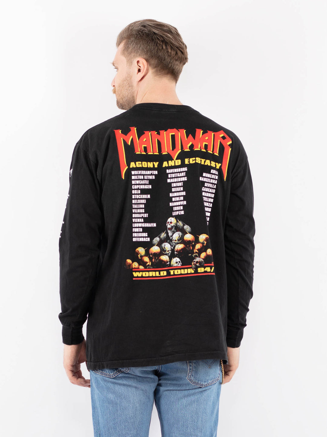 Vintage 90's Men Shirt in BlackZ1357