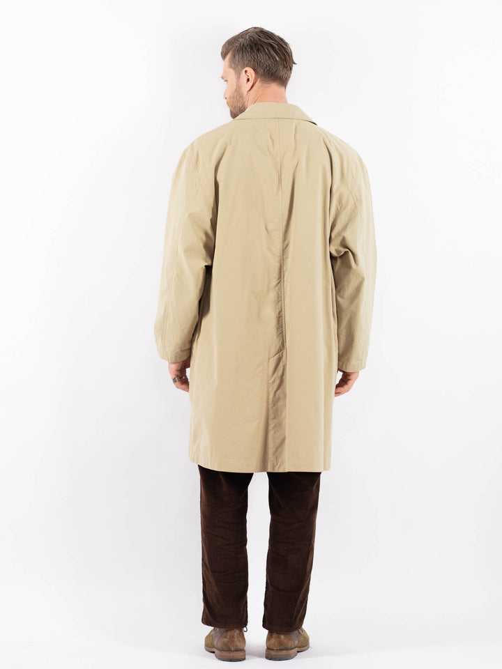 Vintage 90's Men Mac Coat in BeigeZ1656
