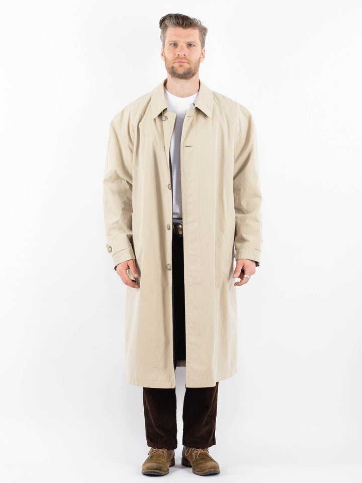 Vintage 90's Men Mac Coat in BeigeZ1664