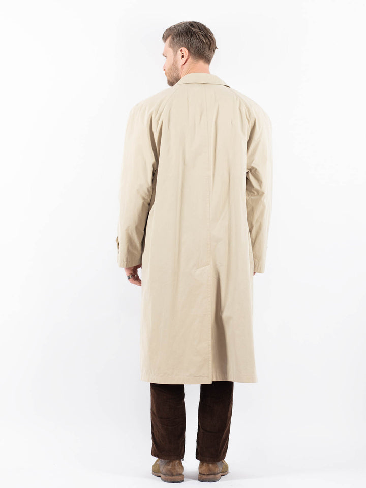 Vintage 90's Men Mac Coat in BeigeZ1664