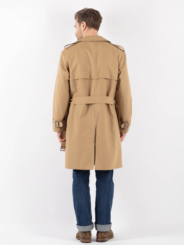 Vintage 90's Men Trench Coat in BeigeZ1226