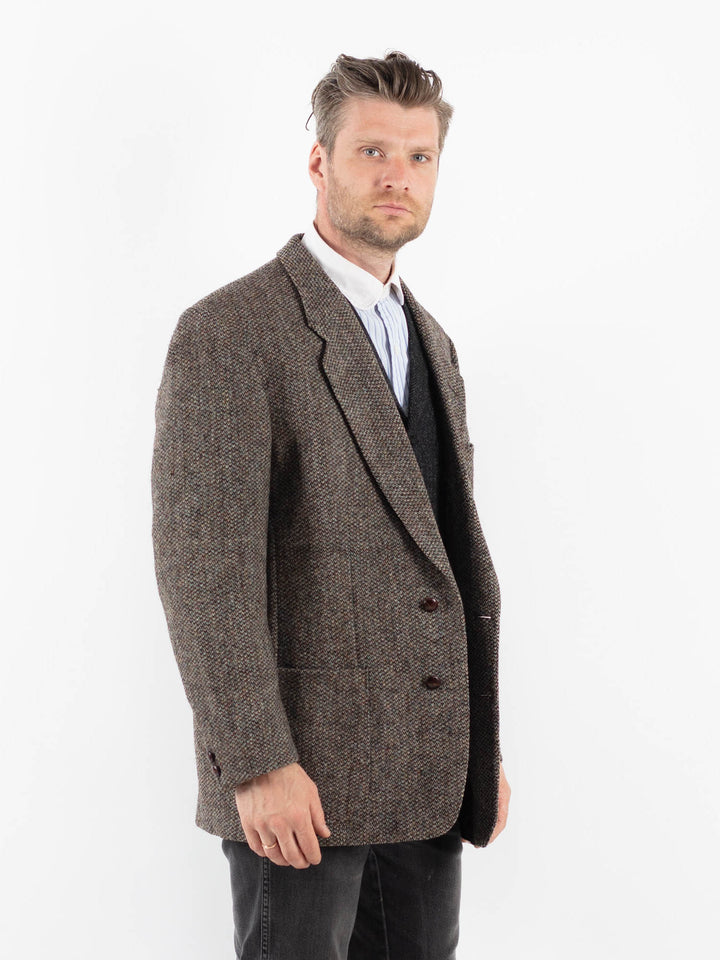 Vintage 90's Men Harris Tweed Jacket in BeigeZ1718