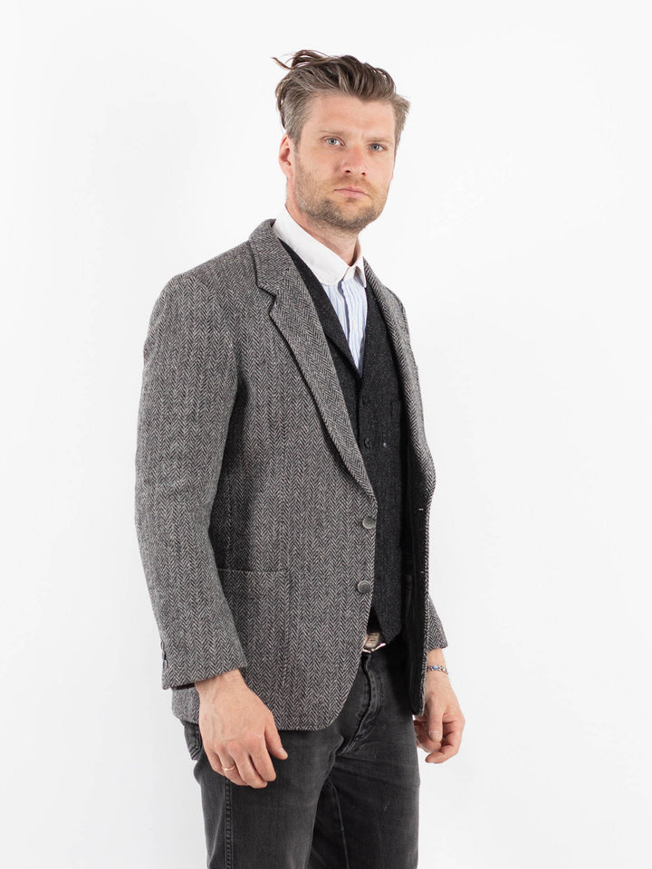Vintage 90's Men Harris Tweed in GrayZ1726