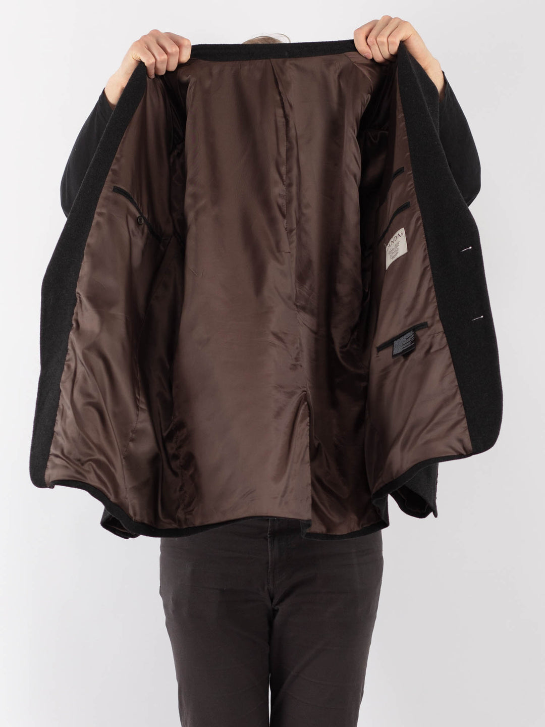 Vintage 90's Men Wool Blazer in GrayZ1269